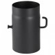 Tube de fumée en acier noir PARKANEX avec registre, Droit, Longueur 0,25 m, Ø130, Épaisseur 2 mm | Tuyaux de poêle | Cheminée |