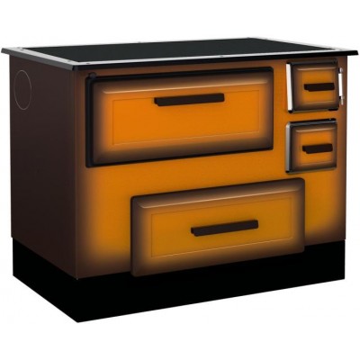 Cuisinière à bois Alfa Plam Alfa 55 Termo Moutarde, 5 kW - Rechercher