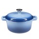 Casserole en fonte émaillée, bleue, Ф24 cm | Cocotte en fonte |  |