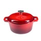 Casserole en fonte émaillée, rouge, Ф24 cm | Cocotte en fonte |  |