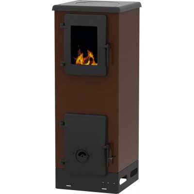 Poêle à bois Alfa Plam Vulkan S Marron 4kW, bûches - Rechercher