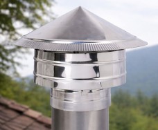 Chapeau de cheminée anti vent