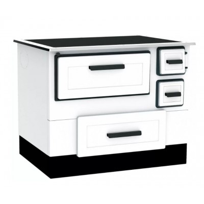 Cuisinière à bois Alfa Plam Alfa 55 Termo Blanc, 5 kW - Rechercher