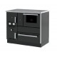 Cuisinière à bois bouilleurAlfa Plam Alfa Term 27 Anthracite, 27.56kW | Cuisinières à bois | Bois |