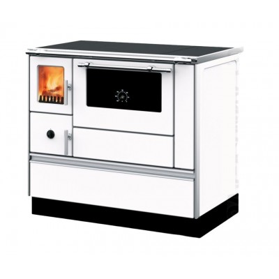 Cuisinière à bois Alfa Plam Dominant 90H, Blanche 6.5kW - Comparaison de produits