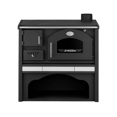 Cuisinière à bois Zvezda Classic GF Ceramic, 5.9kW - Zvezda