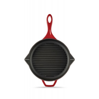 Poêle grill en fonte émaillée Hosse, Rubin, Ф24cm - Poêle grill en fonte