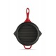 Poêle grill en fonte émaillée Hosse, Rubin, Ф24cm | Poêle grill en fonte | Poêle en fonte |