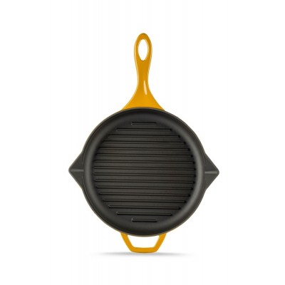 Poêle grill en fonte émaillée Hosse, Dijon, Ф24cm - Poêle grill en fonte