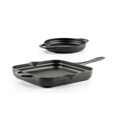 Ensemble en fonte de 2 parties Hosse, Black Onyx - Hosse