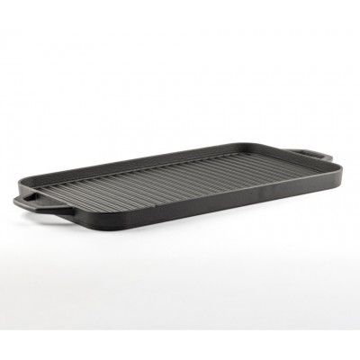 Grande plaque de gril en fonte Hosse, 25x44cm - Plaque en fonte