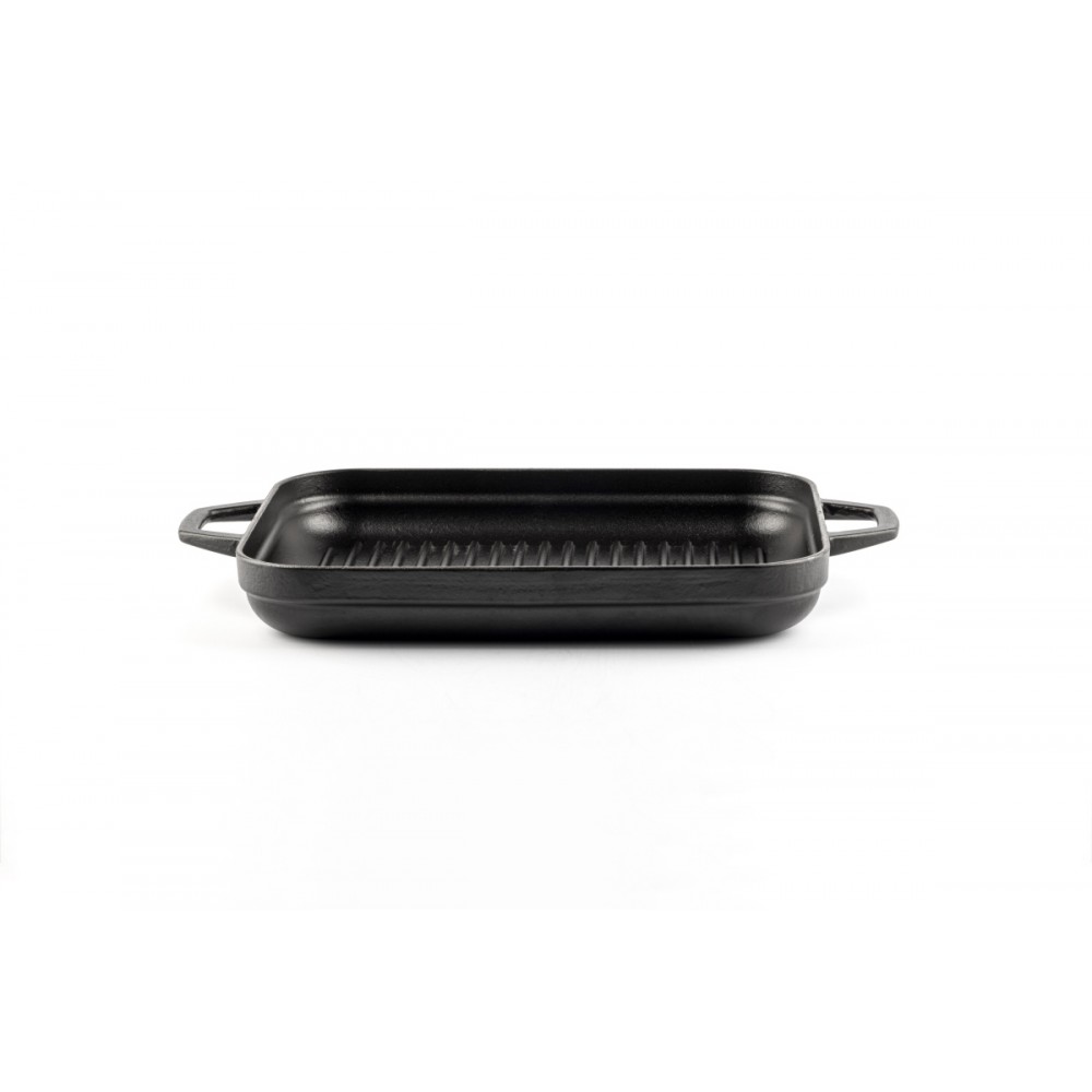 Poêle Grill rectangulaire en fonte avec deux poignées Hosse, 26x32cm | Tous les produits |  |