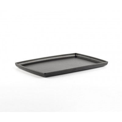 Assiette de service rectangulaire en fonte Hosse, 21x31cm - Plaque en fonte