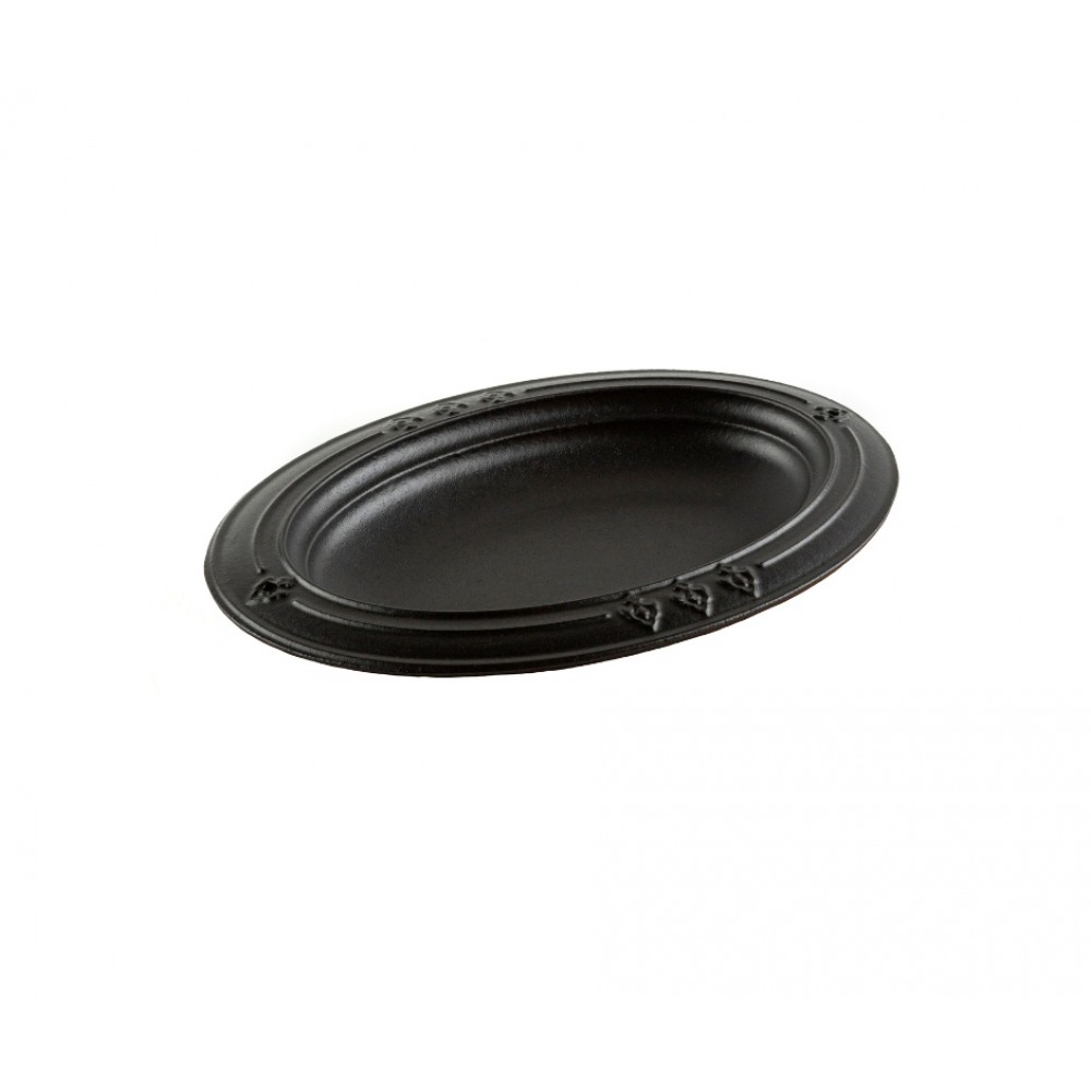 Plat de cuisson en fonte Hosse oval, 25x33cm