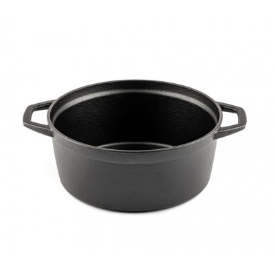 Cocotte en fonte profonde Hosse, Black Onyx, Ф24 - Cocotte en fonte