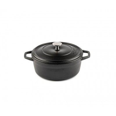 Cocotte en fonte profonde Hosse, Black Onyx, Ф12 - Cocotte en fonte