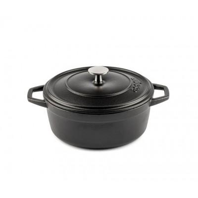 Cocotte en fonte profonde Hosse, Black Onyx, Ф20 - Cocotte en fonte