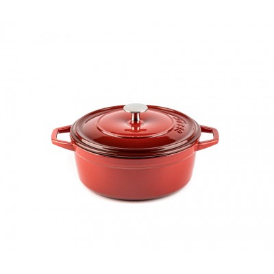 Cocotte en fonte profonde Hosse, Rubin, Ф12 - Cocotte en fonte