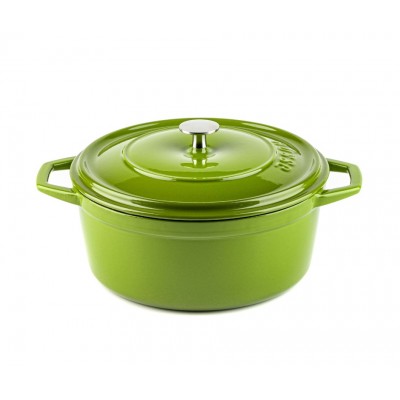 Cocotte en fonte profonde Hosse, Bamboo, Ф24 - Cocotte en fonte