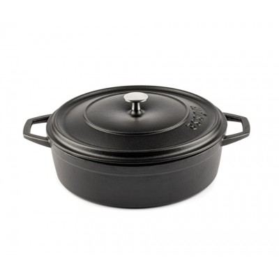 Cocotte peu profonde en fonte Hosse, Black Onyx, Ф26 - Cocotte en fonte
