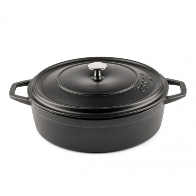 Cocotte peu profonde en fonte Hosse, Black Onyx, Ф28 - Cocotte en fonte