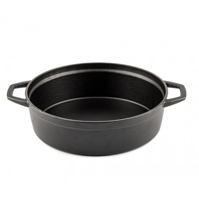 Cocotte peu profonde en fonte Hosse, Black Onyx, Ф28 - Cocotte en fonte