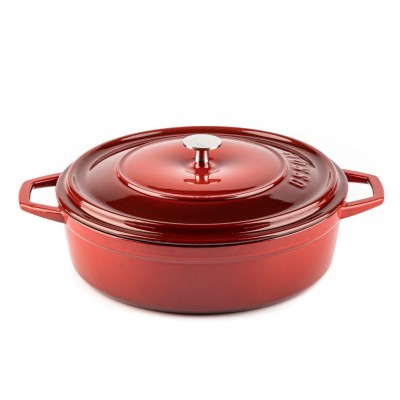 Cocotte peu profonde en fonte Hosse, Rubin, Ф28 - Cocotte en fonte