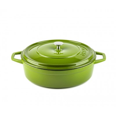 Cocotte peu profonde en fonte Hosse, Bamboo, Ф26 - Cocotte en fonte