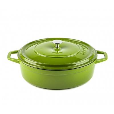 Cocotte peu profonde en fonte Hosse, Bamboo, Ф28 - Cocotte en fonte