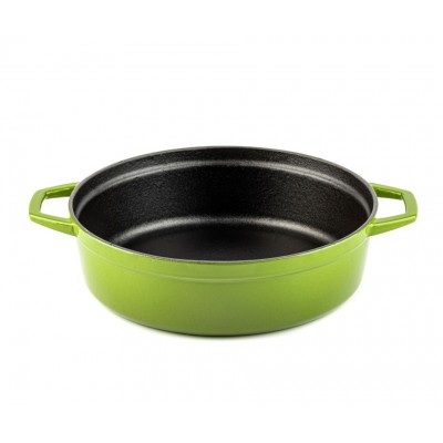 Cocotte peu profonde en fonte Hosse, Bamboo, Ф28 - Cocotte en fonte