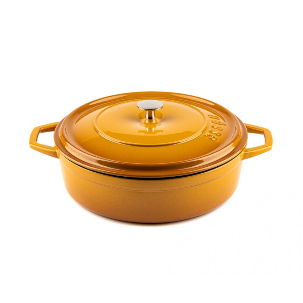 Cocotte peu profonde en fonte Hosse, Dijon, Ф26