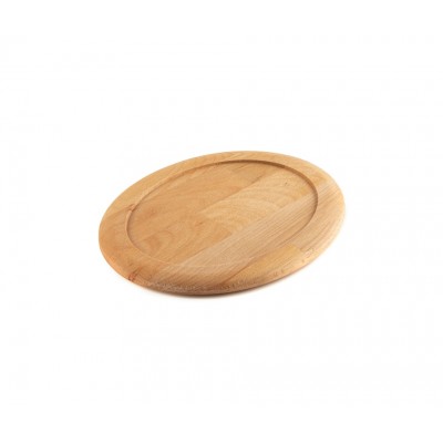 Dessous de plat en bois pour poêle ovale en fonte Hosse HSFT1825 - Dessous de plat en bois