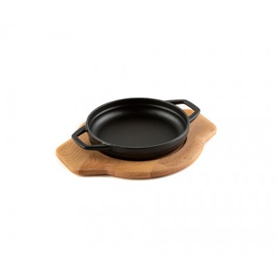 Dessous de plat en bois pour bol en fonte Hosse HSYKTV16 - Dessous de plat en bois