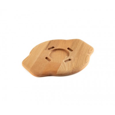 Dessous de plat en bois pour plaque en fonte Hosse HSYSAK20 - Dessous de plat en bois