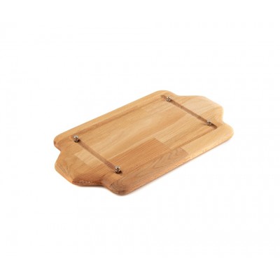 Dessous de plat en bois pour mini plaque en fonte Hosse HSDDHP1522 - Dessous de plat en bois