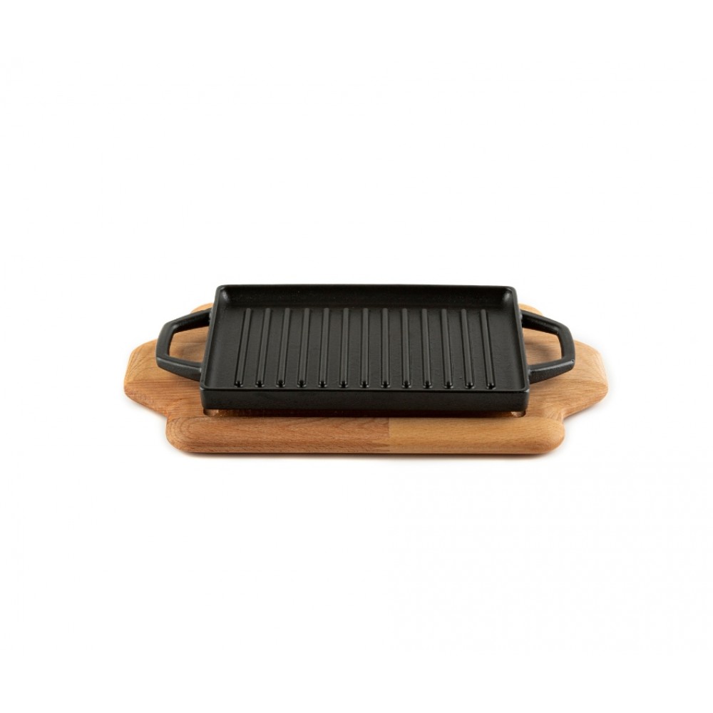 Dessous de plat en bois pour mini plaque en fonte Hosse HSDDHP1522 | Tous les produits |  |