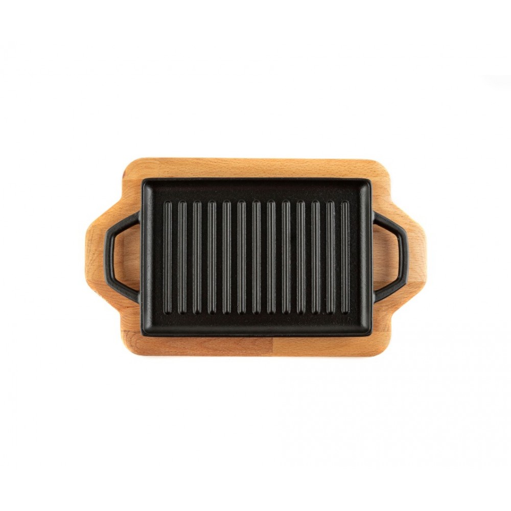 Dessous de plat en bois pour mini plaque en fonte Hosse HSDDHP1522 | Tous les produits |  |