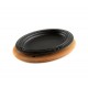 Dessous de plat en bois pour assiette ovale Hosse HSOISK2533, 25x33cm | Tous les produits |  |