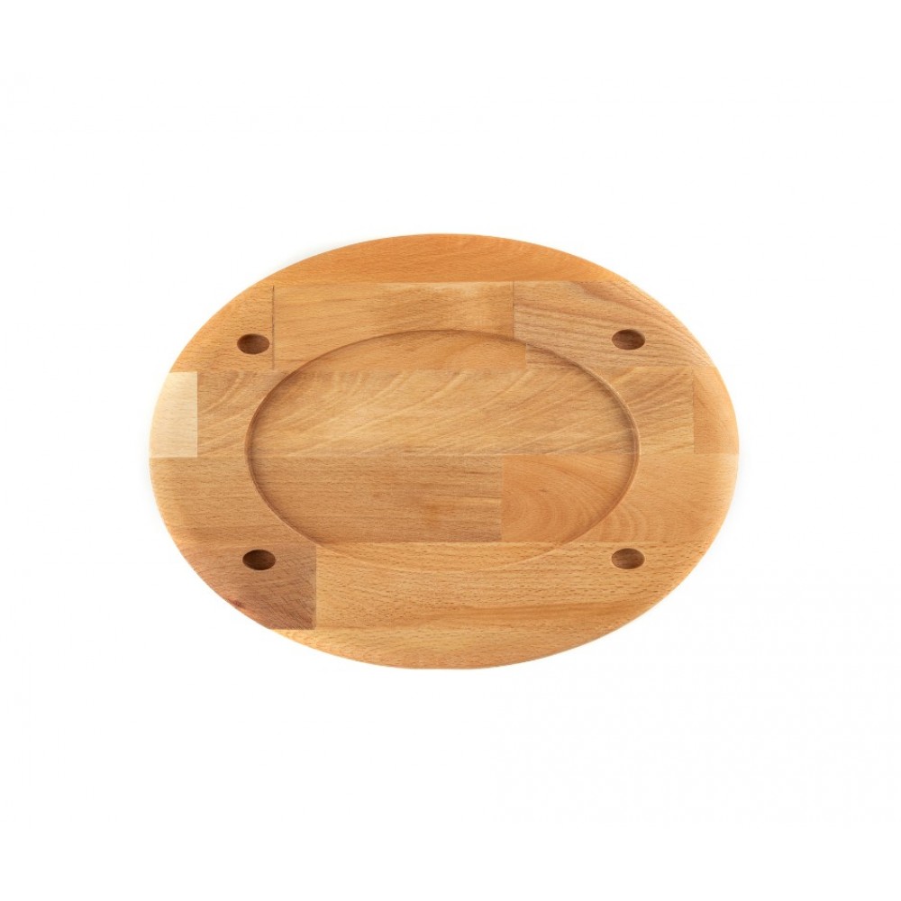 Dessous de plat en bois pour assiette ovale Hosse HSOISK2533, 25x33cm | Tous les produits |  |