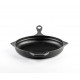 Poêle grill en fonte émaillée Hosse, Black Onyx, Ф24cm | Poêle grill en fonte | Poêle en fonte |
