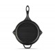 Poêle grill en fonte émaillée Hosse, Black Onyx, Ф28cm | Poêle grill en fonte | Poêle en fonte |