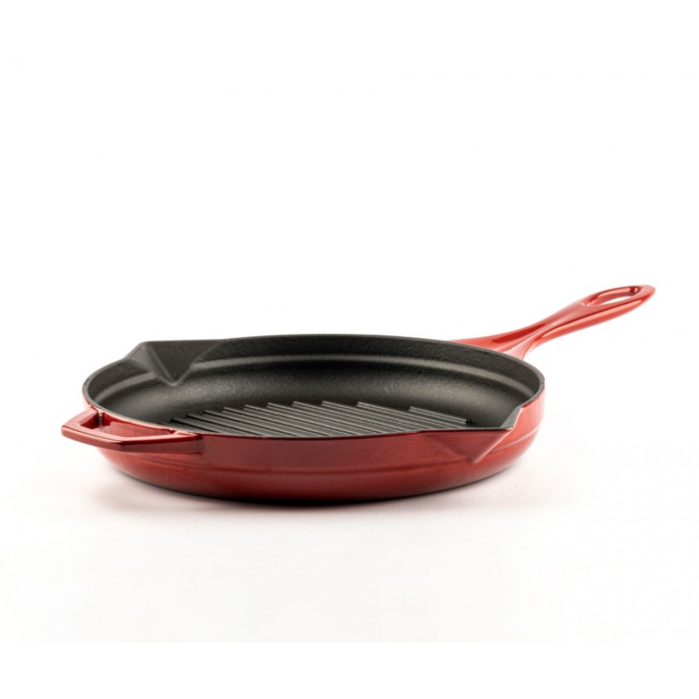Poêle grill en fonte émaillée Hosse, Rubin, Ф24cm