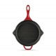Poêle grill en fonte émaillée Hosse, Rubin, Ф28cm | Poêle grill en fonte | Poêle en fonte |