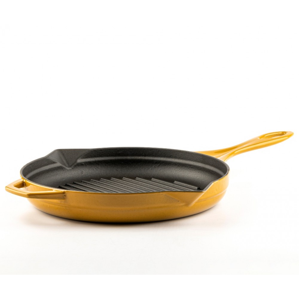 Poêle grill en fonte émaillée Hosse, Dijon, Ф28cm