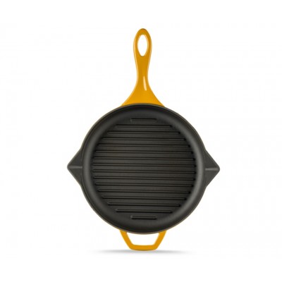 Poêle grill en fonte émaillée Hosse, Dijon, Ф28cm - Poêle grill en fonte