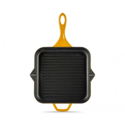 Poêle grill en fonte émaillée Hosse, Dijon, 28х28cm - Poêle grill en fonte