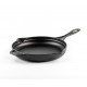 Poêle en fonte émaillée Hosse, Black Onyx, Ф24cm | Poêle plate en fonte | Poêle en fonte |