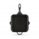 Poêle en fonte émaillée Hosse, Black Onyx, 28x28cm | Poêle plate en fonte | Poêle en fonte |