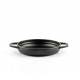 Poêle en fonte avec deux poignées émaillée Hosse, Black Onyx, Ф16cm | Poêle plate en fonte | Poêle en fonte |