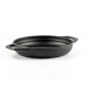 Poêle en fonte avec deux poignées émailléeHosse, Black Onyx, Ф19cm | Poêle plate en fonte | Poêle en fonte |